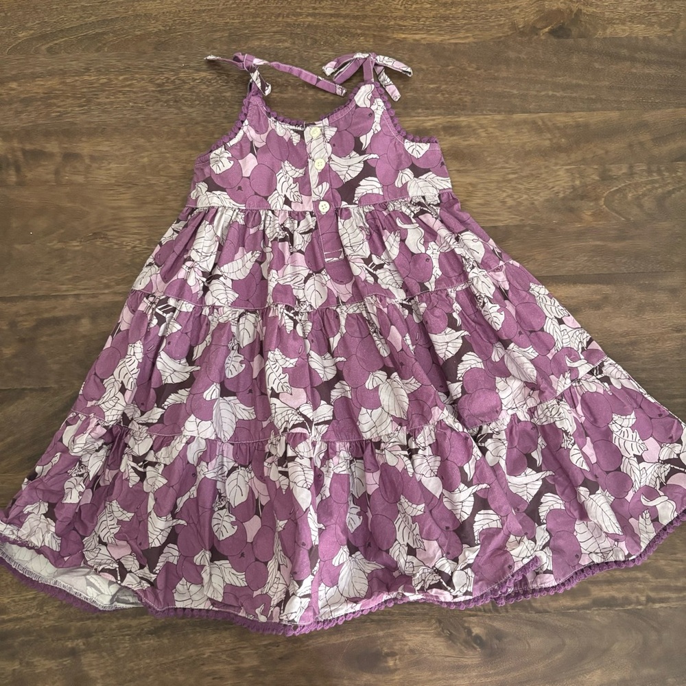 KATE QUINN Spaghetti Strap Pom Pom Prairie Plum